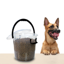 BALDE FANTASIA 10 L X 12 UND TRANSPARENTE NEGRO