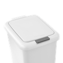 PAPELERA CLASS 30 L X 6 UND BLANCO