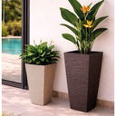 MATERO IMPERIAL ALTO 58 CM X 8 UND GRIS