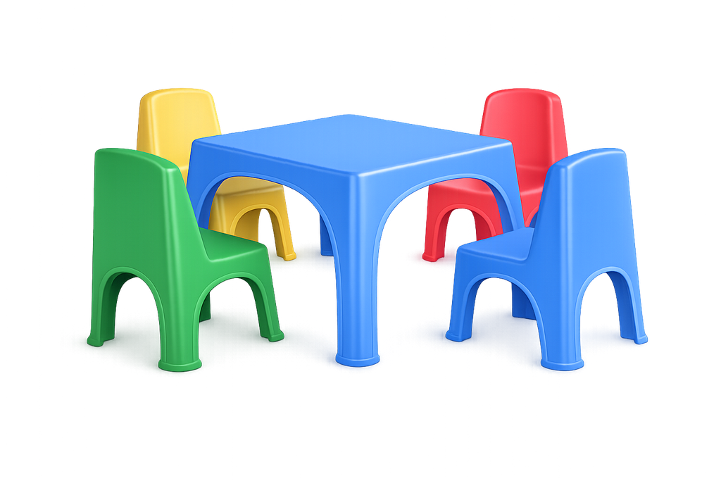 SILLA INFANTIL MINIKIN X 12 UND AZUL OSCURO
