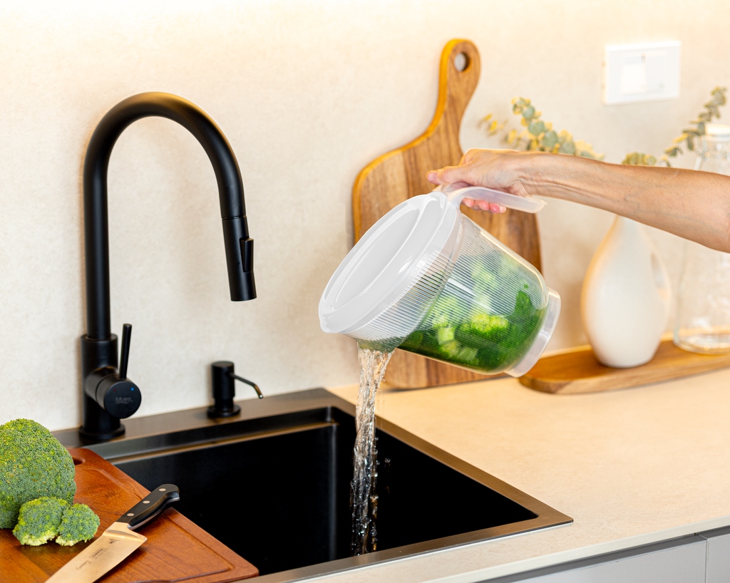 JARRA ESCURRIDORA FANTÁSTICA 2 L X 18 UND TRANSPARENTE BLANCA