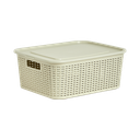 CANASTA RATTAN ECORED 8 L X 12 UND BEIGE