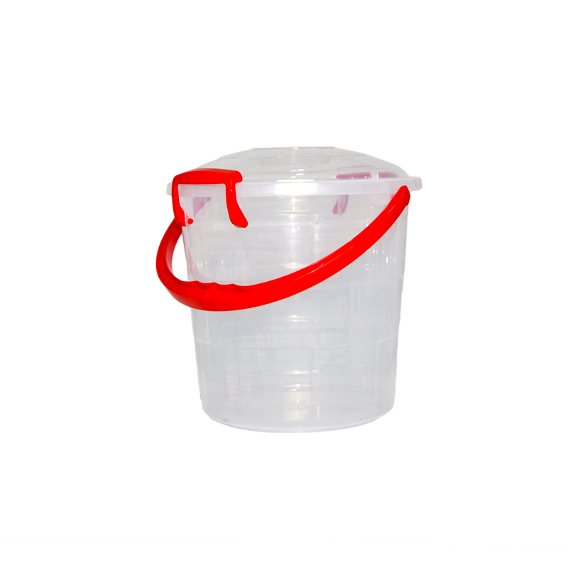 BALDE FANTASIA 5 L X 12 UND TRANSPARENTE ROJO