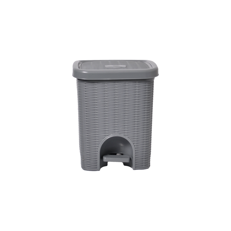 PAPELERA MIMBRE 6 L X 12 UND GRIS