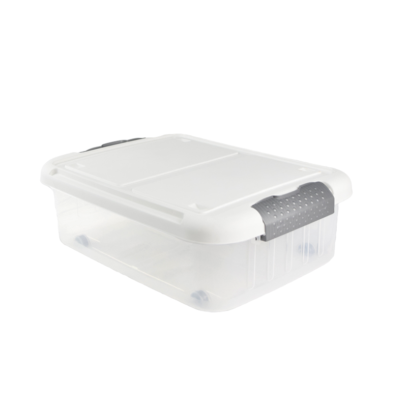 CAJA BAJOCAMA ARMONY 45 L X 6 UND TRANSPARENTE BLANCO