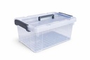 CAJA ORGANIZADORA TITÁN 16 L X 18 UND TRANSPARENTE