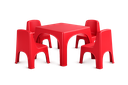 MESA INFANTIL MINIKIN X 8 UND ROJA