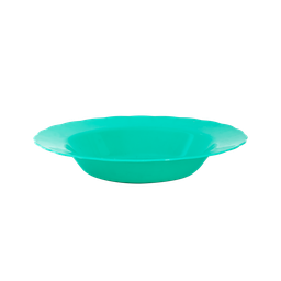 [3214/VERDE] PLATO HONDO X 106 UND VERDE