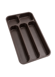[04492/CAFÉ] BANDEJA PORTACUBIERTOS X 40 UND CAFÉ
