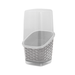 [02445/GRIS] SOPORTE PARA UTENSILIOS X 12 UND GRIS