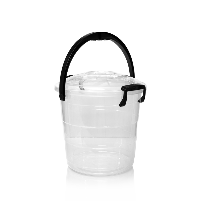 BALDE FANTASIA 10 L X 12 UND TRANSPARENTE NEGRO