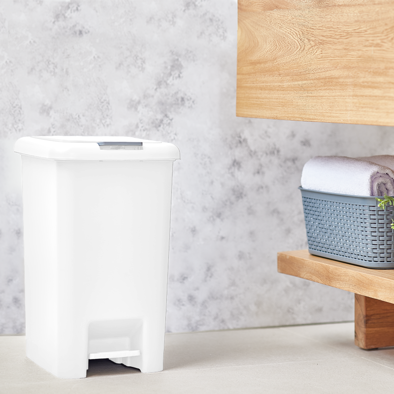 PAPELERA CLASS 30 L X 6 UND BLANCO