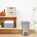 PAPELERA CLASS 30 L X 6 UND GRIS