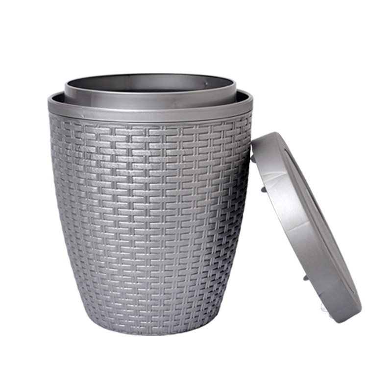 PAPELERA RATTAN ORION X 12 UND GRIS