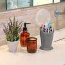 SOPORTE PARA CEPILLOS X 18 UND GRIS