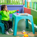 MESA INFANTIL MINIKIN X 8 UND AZUL