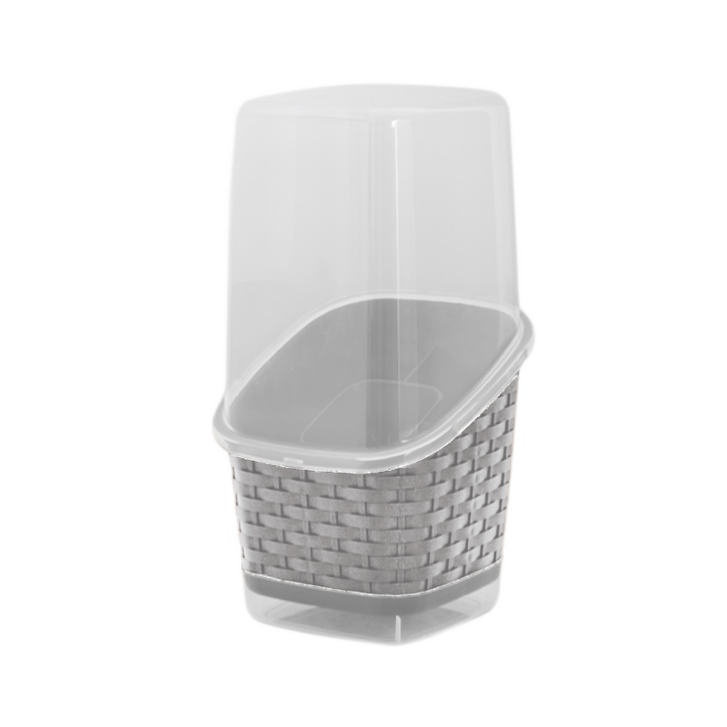 SOPORTE PARA UTENSILIOS X 12 UND GRIS