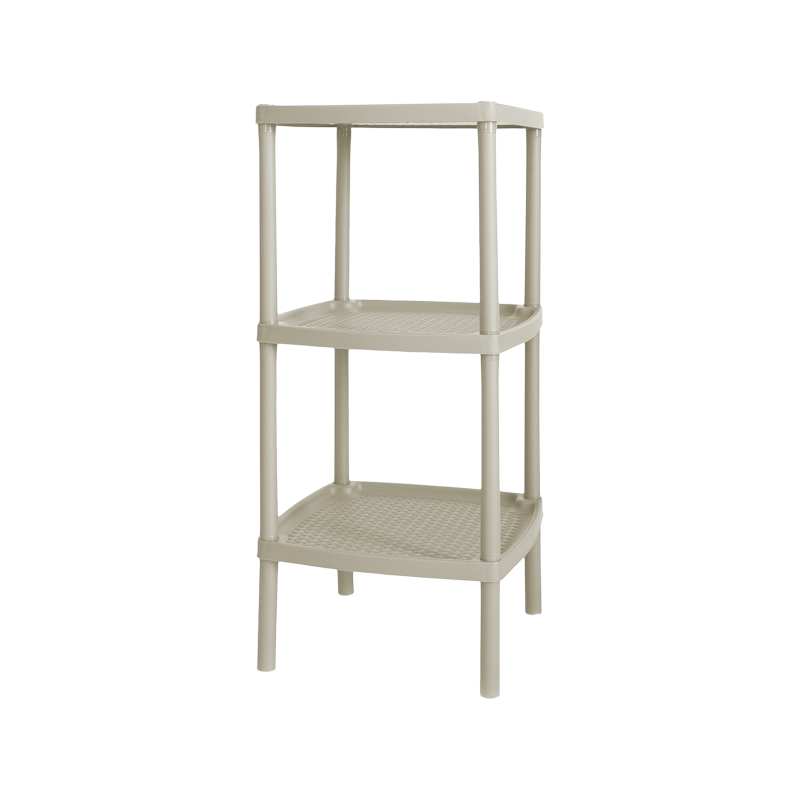 MESA CUADRADA TRES NIVELES X 6 UND BEIGE