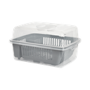 ESCURRIDOR MEGAUTIL CON TAPA X 6 UND GRIS﻿