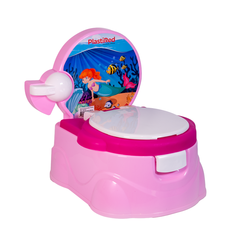 BAÑO ENTRENADOR MUNDO MAGICO ROSA X 6 UND ROSA