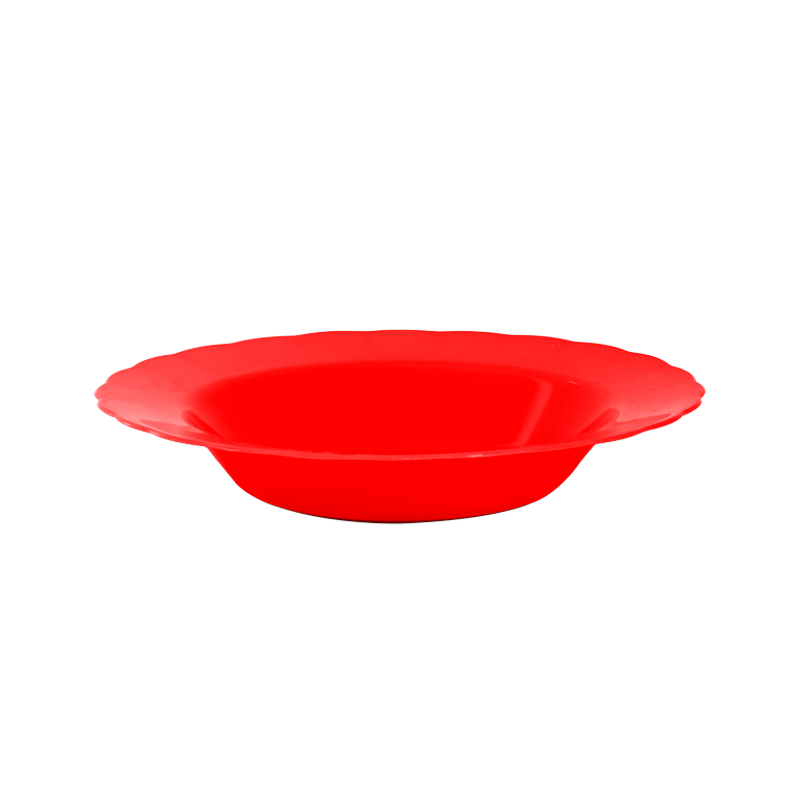 PLATO HONDO X 106 UND ROJO