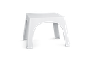 MESA AUXILIAR CUADRADA MINIMAL X 8 UND BLANCO NIEBLA