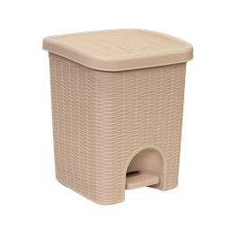 [7572/BEIGE] PAPELERA MIMBRE 20 L X 10 UND BEIGE