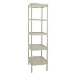 [08552/BEIGE] MESA CUADRADA CINCO NIVELES X 6 UND BEIGE